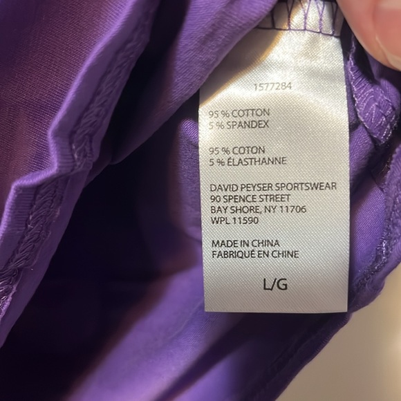 Women's New 3/4 Sleeve T-Shirt V-Neck Vibrant Purple NWT Lg Weatherproof Vintage - Picture 4 of 6